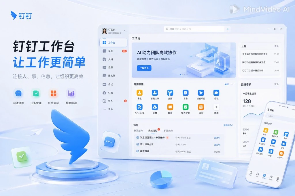 钉钉电脑版下载个人名片与一键联系
